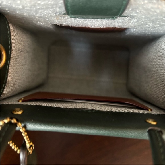 NWT Coach Mini Cashin Tote Amazon Green - Picture 6 of 7